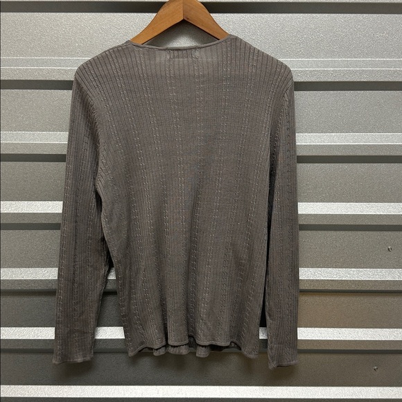 Vintage Lord & Taylor Women’s 100% Silk Cable Knit Sweater Sz XL Office Classic - Picture 5 of 7